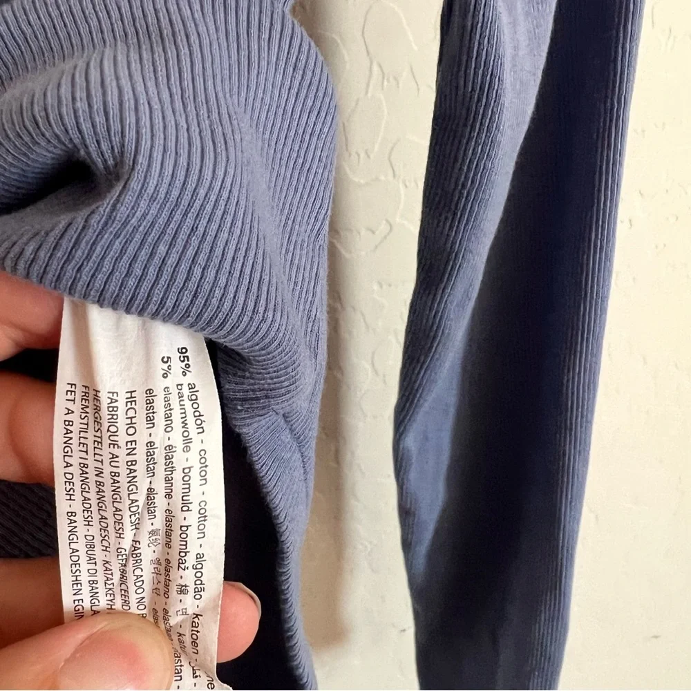 Zara Blue long sleeve bodysuit - Picture 3 of 4